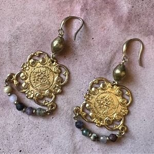 Hold for Christine 🎈 Handmade mixed gemstone Earrings